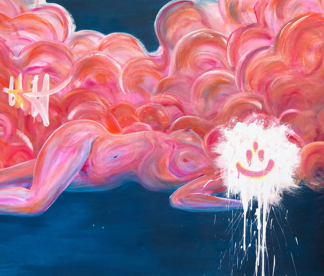 head in the clouds (2023) 150 x 130